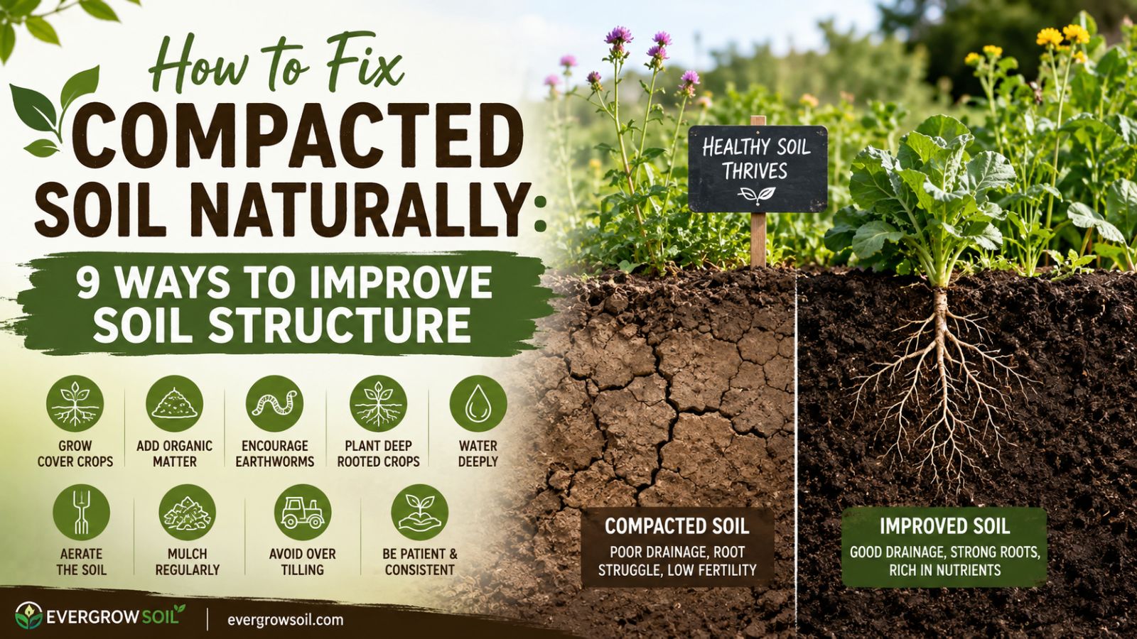 how to fix compacted soil | fix compacted soil naturally