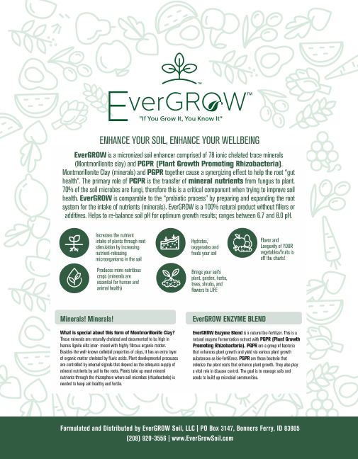 Organic Soil Enhancer & Soil Conditioner for Healthy Gardening – EverGROW
